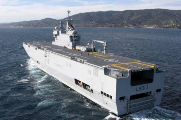 В марте российские моряки могут вернуться во Францию для приемки первого «Мистраля»