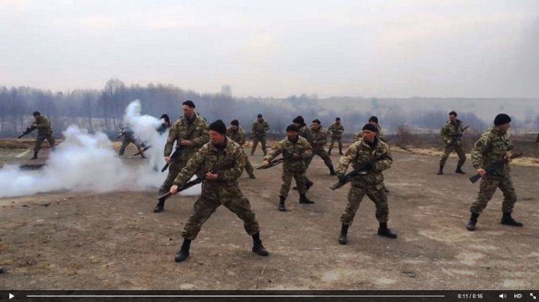 Украинские десантники учатся воевать