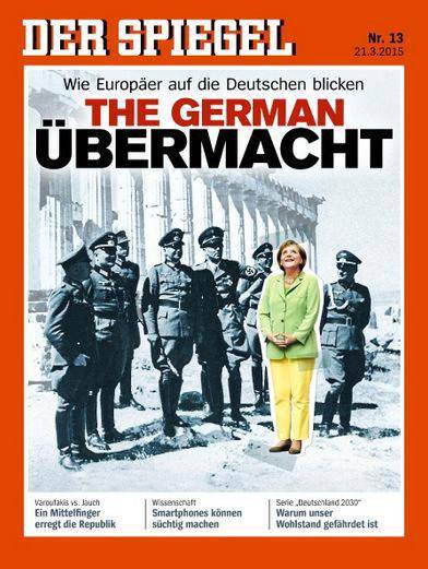 Шеф-редактор журнала "Шпигель" был вынужден объясняться, почему на обложке издания разместили коллаж с Меркель в компании нацистских преступников