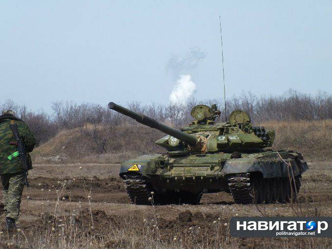 Ополченцы ДНР активно тренируются на танковых полигонах