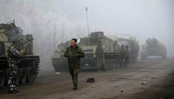 Штаб народной милиции ЛНР: Бои между ополченцами и украинскими силовиками идут по всей линии соприкосновения