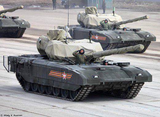 Российский танк Т-14 «Армата» обладает хорошей защитой от атак с любого направления