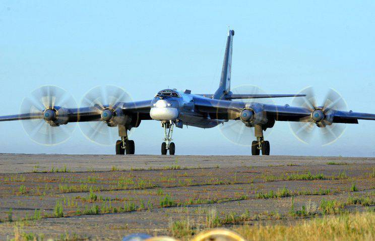 В Амурской области загорелся стратегический бомбардировщик Ту-95