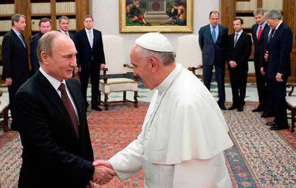 Американский посол в Ватикане дал "ЦУ" Папе римскому по поводу того, о чём говорить с Владимиром Путиным