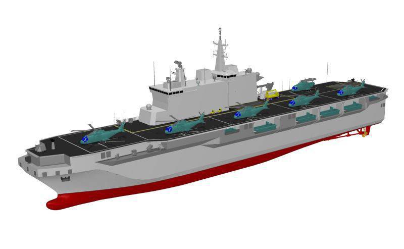 Консорциум RTI приступил к строительству десантного корабля-дока для ВМС Италии