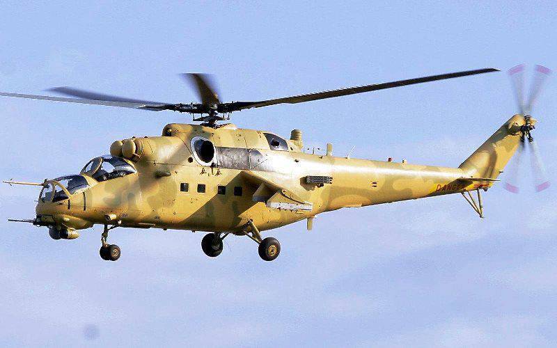 В Ирак поставлена очередная партия российских вертолётов