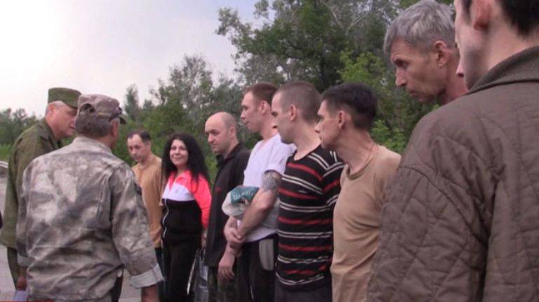 Под Луганском произведён обмен военнопленными