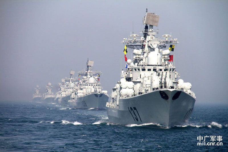 Китайские ВМС начали 10-дневные учения
