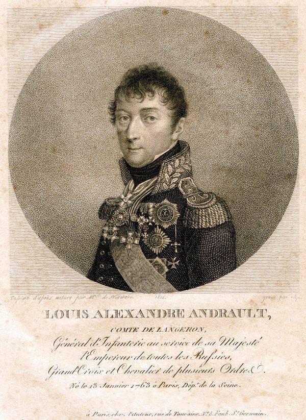 Портрет графа Александра Ланжерона