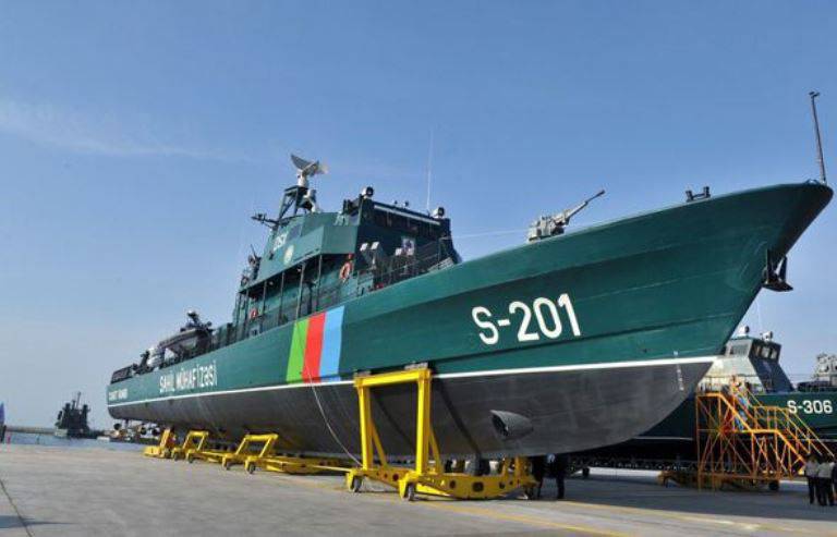 В Азербайджане завершено строительство первого сторожевого корабля израильского проекта