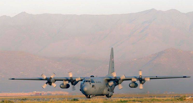 Самолёт C-130 Hercules ВВС США потерпел крушение в Афганистане