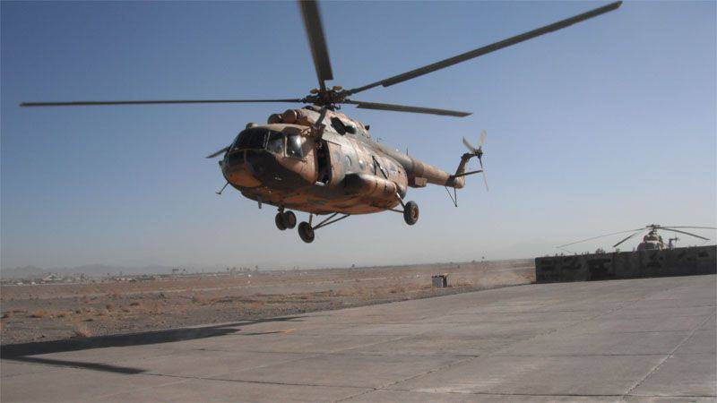 Очередное крушение вертолёта в Афганистане