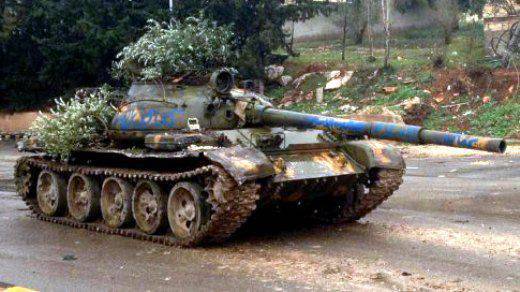 Героизм сирийских танкистов не может компенсировать фатальные недостатки танков Т-55 и Т-62