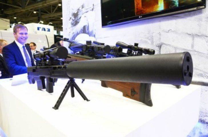 Снайперская винтовка «Выхлоп» на выставке INTERPOLITEX - 2015