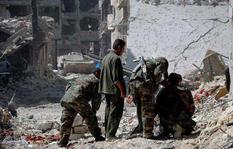 В Сирийской провинции Хомс освобождён от террористов город Мхин