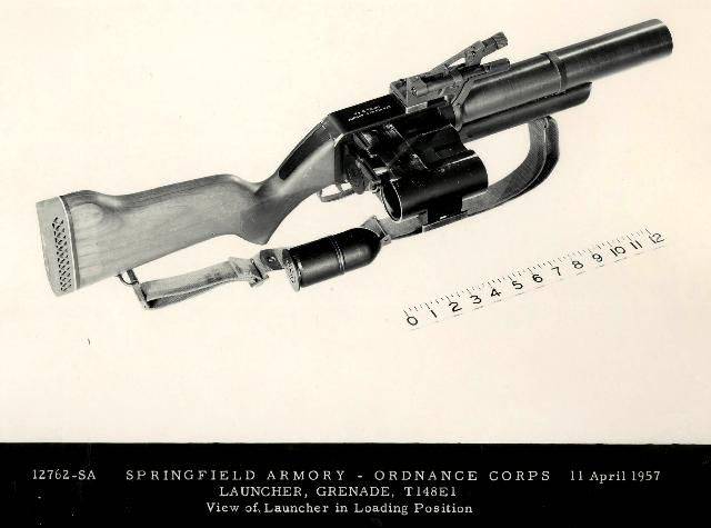 Проект ручного гранатомета T148E1 (США)