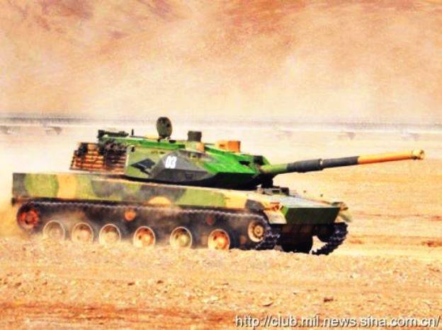 Китайский секретный танк продолжает обкатку в войсках