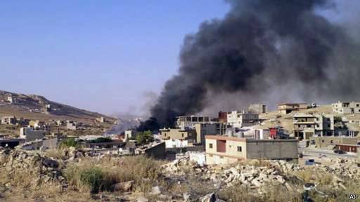 Боестолкновения между боевиками ИГИЛ и "Джебхат ан-Нусра" в районе сирийско-ливанской границы