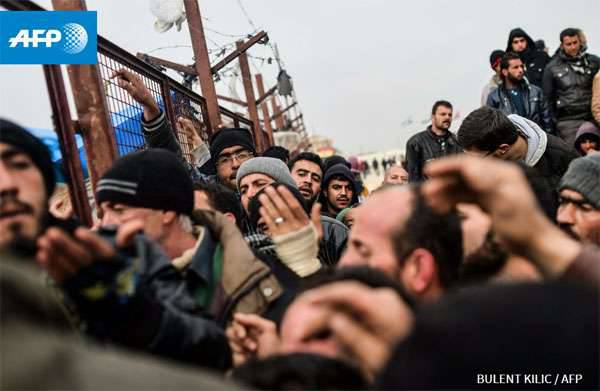 Бородатые "беженцы" из Сирии и Ирака штурмуют турецкую границу. ООН требует от Эрдогана всех впустить...