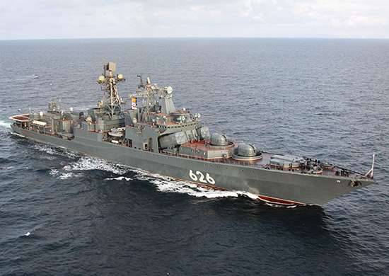 На Северном флоте завершаются противолодочные маневры с участием БПК "Вице-адмирал Кулаков"