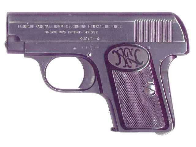 Основные разновидности пистолета Браунинг 1906 года