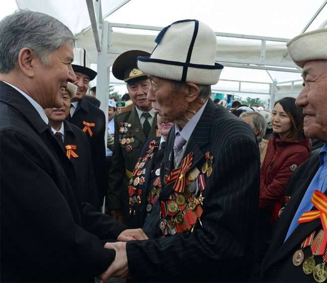 Мероприятия в честь 71-й годовщины Победы, прошедшие в республиках Средней Азии (фотоподборка)