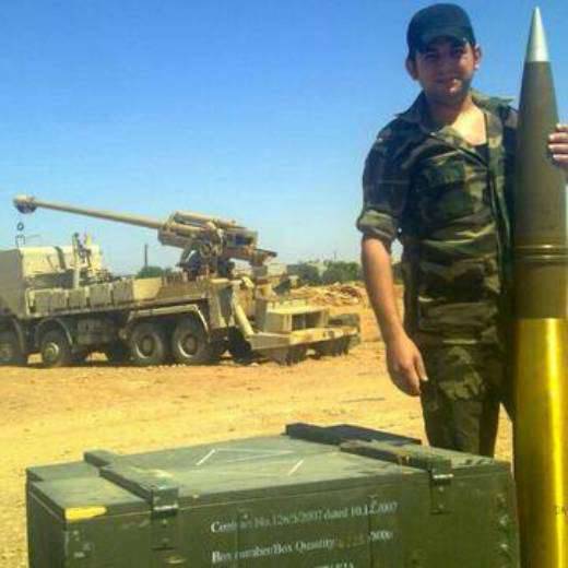 У сирийских артиллеристов замечены неизвестные снаряды