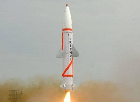 Индия осуществила пуск баллистической ракеты «Притхви-II»