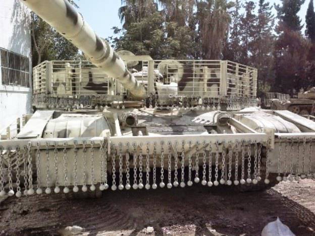 Сирийские Т-82 стали более защищёнными