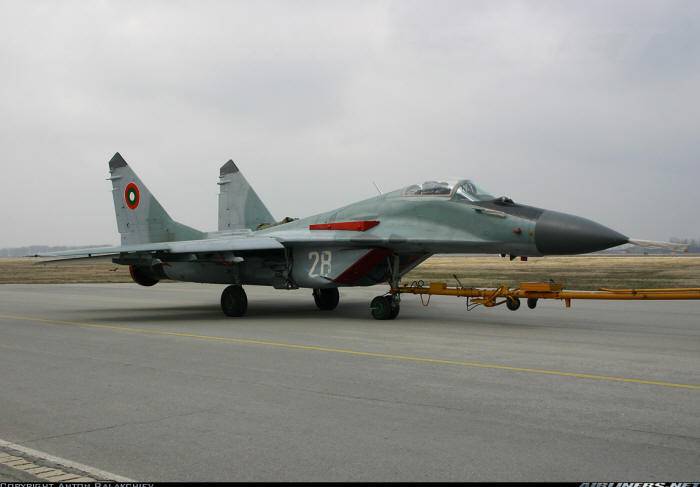 Болгария "для соответствия стандартам НАТО" заменит МиГ-29 "подержанными" самолётами западных производителей