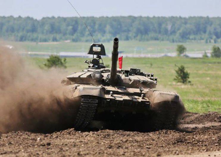 Танковую эстафету на всеармейских состязаниях выиграли танкисты ВВО
