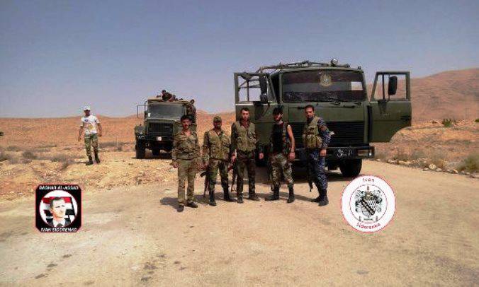 Сирийские спецназовцы получили новые МАЗы