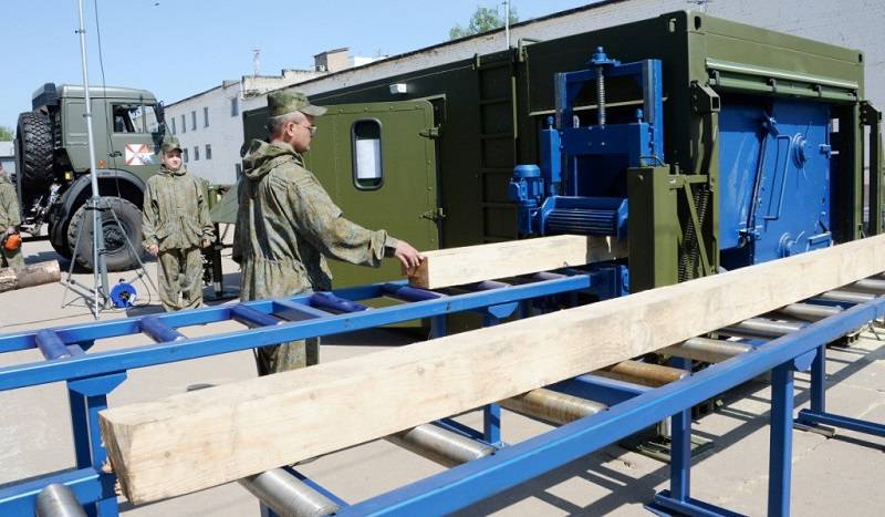 Российские инженерные войска получат мобильные лесопилки