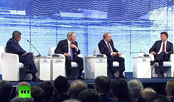 Некоторые выдержки из выступления президента России Владимира Путина на ПМЭФ-2016
