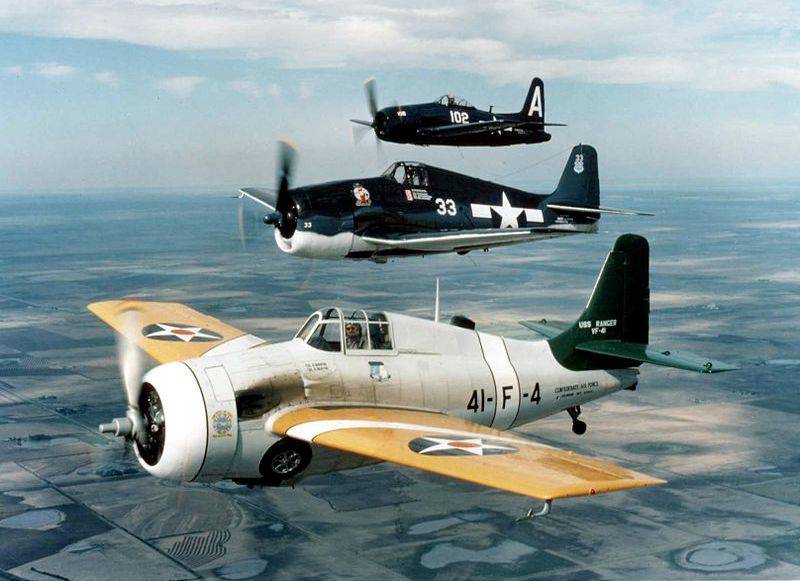 Палубная авиация во второй мировой войне: новые самолёты. Часть II(a)