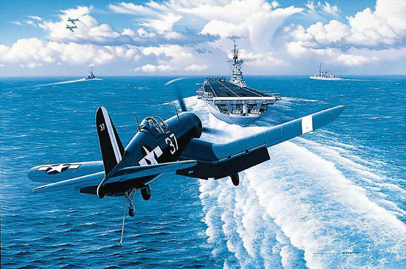 Палубная авиация во второй мировой войне: новые самолёты. Часть II(b)