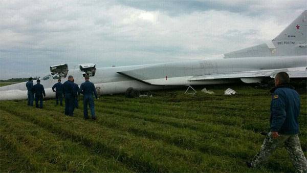 Инцидент с бомбардировщиком Ту-22М3 на аэродроме в Псковской области