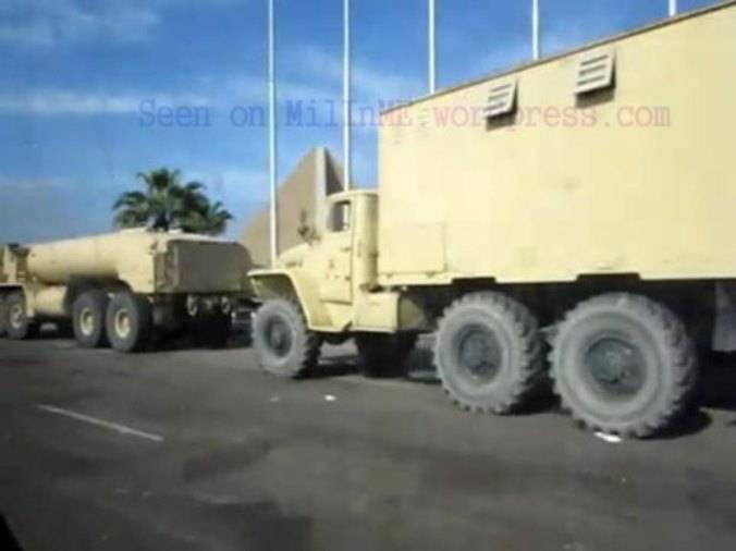 Автомобили «Урал» в египетской армии