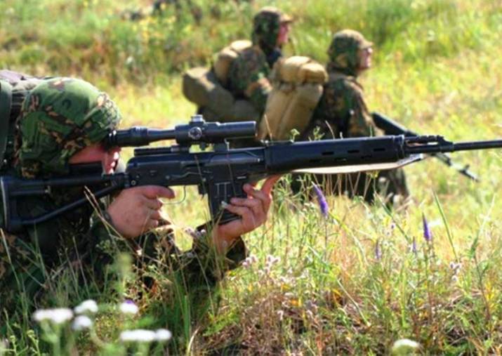 В горах Армении начались тренировки снайперов российской военной базы
