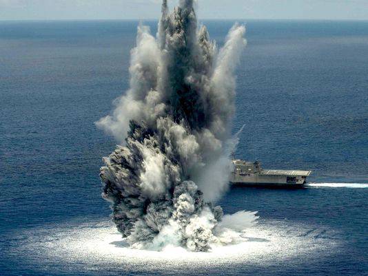 ВМС США провели противоминные испытания военного корабля USS «Jackson»