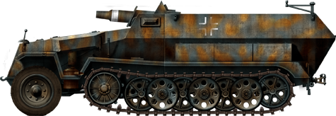 Боевая разведывательная машина Sd.Kfz.251/9 (Германия)