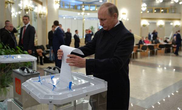 Владимир Путин: Итоги выборов - ответ граждан на попытки внешнего давления на Россию