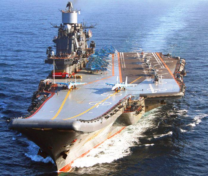 «Адмирал Кузнецов» отправится в Средиземное море со штатным авиакрылом