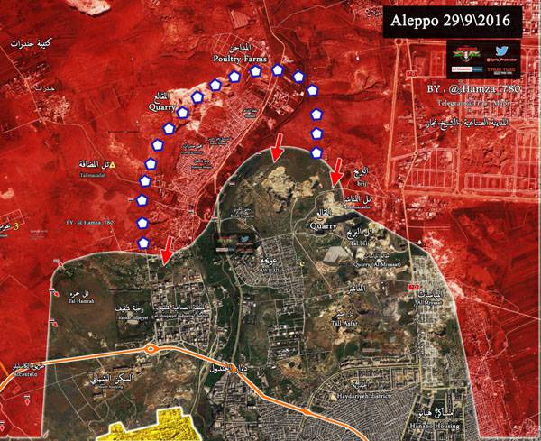 Сирийская армия освободила от боевиков лагерь Хандарат на северо-западе Алеппо
