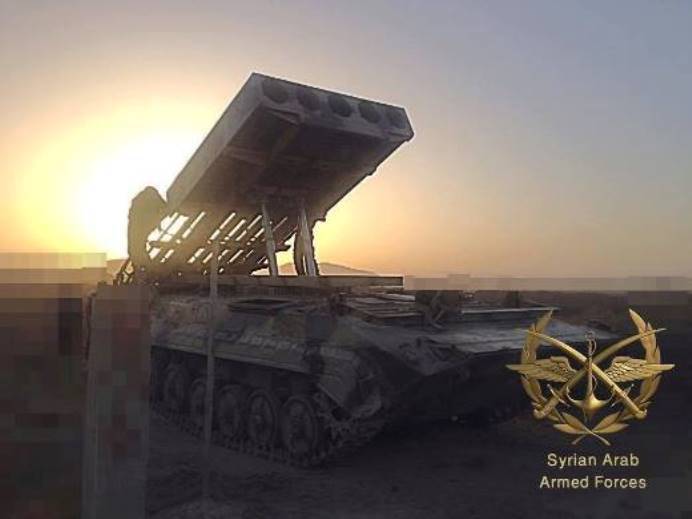 Сирийские военные создали ракетную штурмовую машину