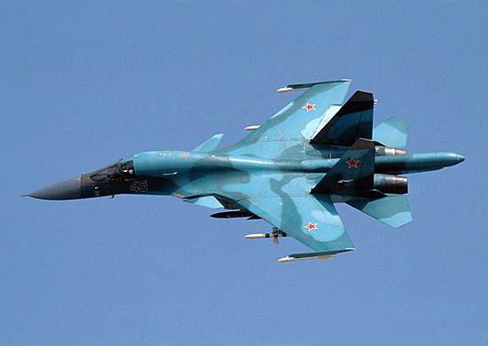 Партия новых бомбардировщиков Су-34 поступила в авиачасть ВВО
