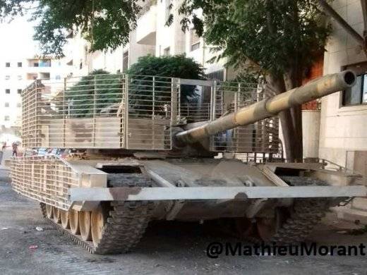 Боевое крещение модернизированного Т-72М1 в Сирии