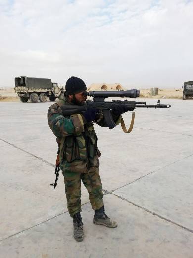 В Сирии появились автоматы АК-74Н2 с ночными прицелами НСПУМ
