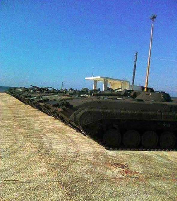 «Сирийский экспресс» доставил очередную партию БМП-1 в Тартус