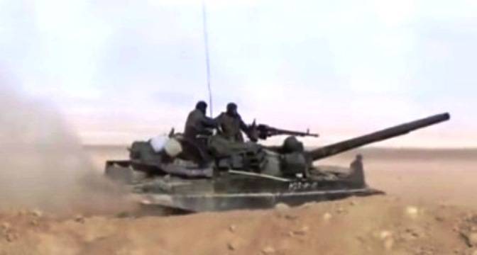 Сирийские танки стали применять высокоточные снаряды